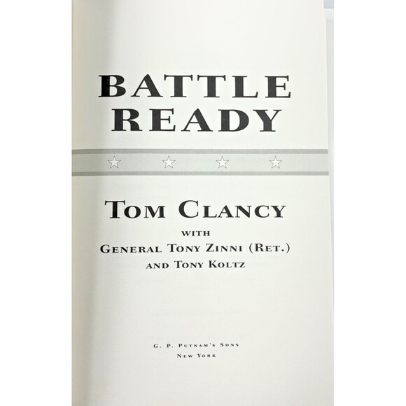 Battle Ready by Tony Zinni, Tom Clancy &Tony Koltz Vintage 2004 Hardback Book - Picture 5 of 9